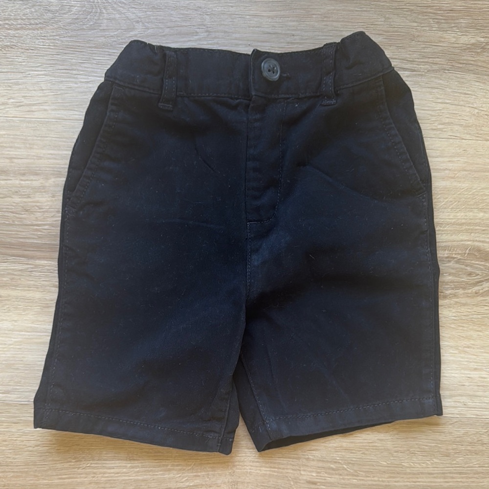 The Children's Place Black Elastic Waist Shorts